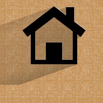 house. Flat modern web design on a flat geometric abstract background . 