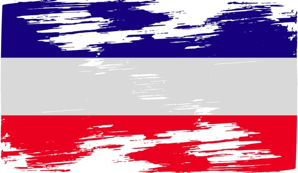 Flag of Los Altos with old texture.  illustration