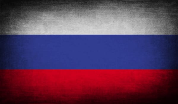 Flag of Russia with old texture.  illustration