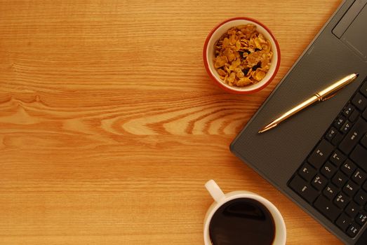 Breakfast at the Desk - Includes Coffee and Cereal