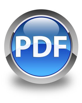 PDF glossy blue round button