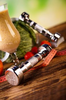 Fitness diet, vitamins, healthy and fresh
