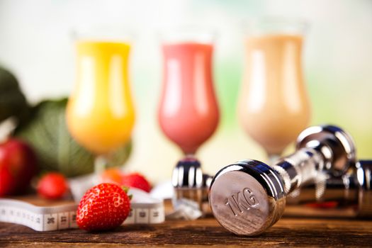 Smoothie diet, healthy and fresh