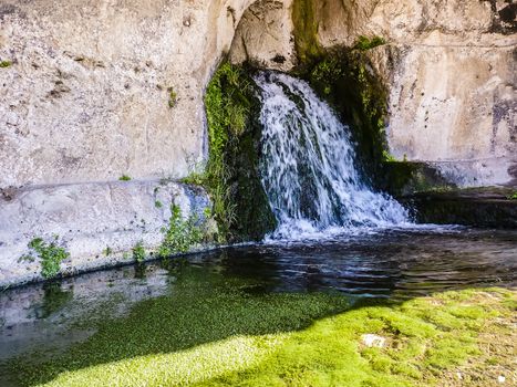 Fountain at Siracusa Temple - Sicily, Italy