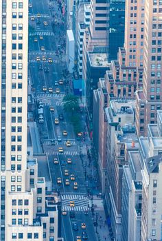 Avenue of New York, aerial view.