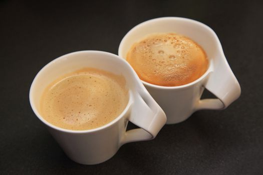 Two cups of coffee