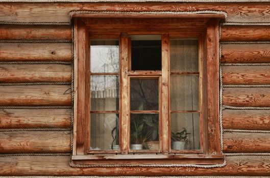 Very old window from the historical village