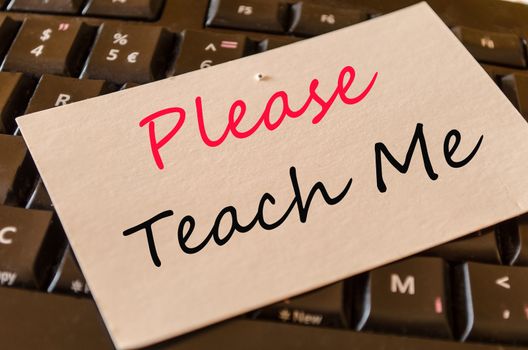 Please teach me Concept on black keyboard