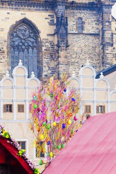 Czech Republic, Prague - Easter Tree at the Old Town Square