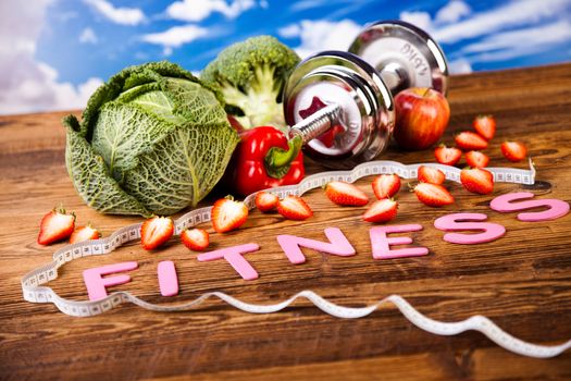 Weight loss, fitness, healthy and fresh