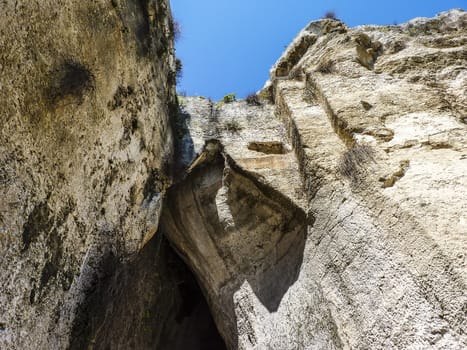 The Ear of Dionysius, near ancient Syracuse on Sicily, Italy.