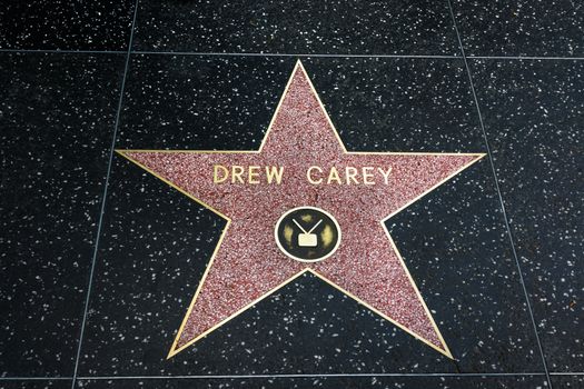 HOLLYWOOD, CA/USA - APRIL 18, 2015: Drew Cary star on the Hollywood walk of fame.