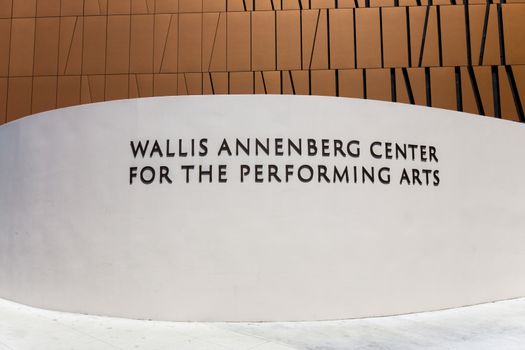 BEVERLY HILLS, CA/USA - MAY 10, 2015: The Wallis Annenberg Center for the Performing Arts. The Annenberg Center is a community arts center in Beverly Hills.