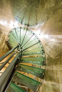 Spiral staircase.