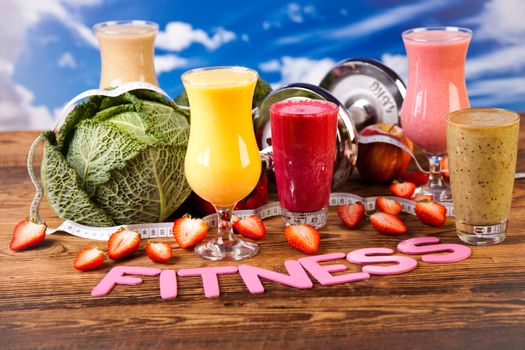 Weight loss, fitness, healthy and fresh