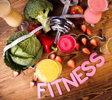 Weight loss, fitness, healthy and fresh