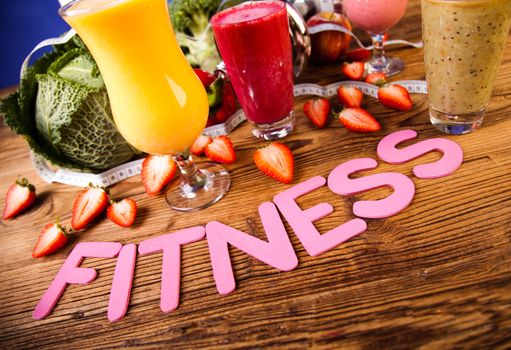 Weight loss, fitness, healthy and fresh