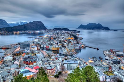 City of Alesund in Norway