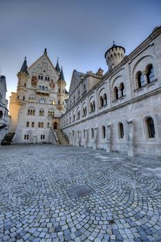 Castle of Neuschwanstein near Munich in Germany