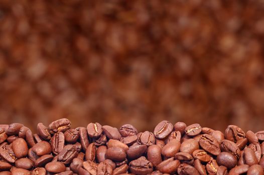 Coffee background. Ready for use. Shallow DOF.