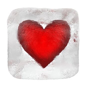 Heart Frozen in icebound