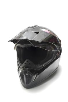 motorcycle helmet isolated on white background