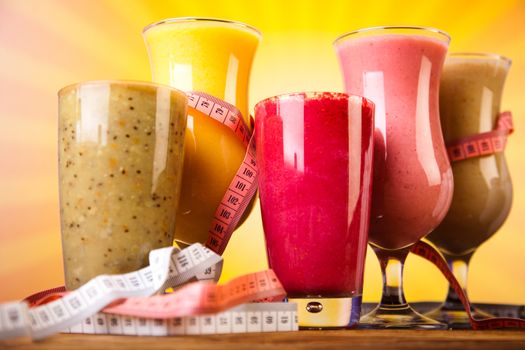 Dumbbell, healthy and fresh concept