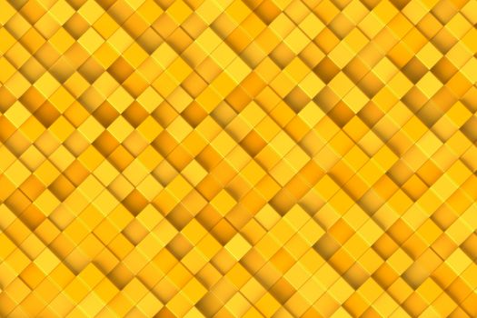 Abstract background, yellow cubes