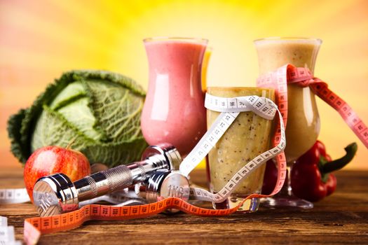 Sport diet, healthy and fresh