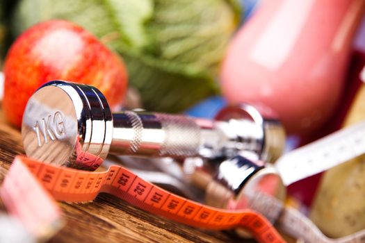 Sport diet, healthy and fresh