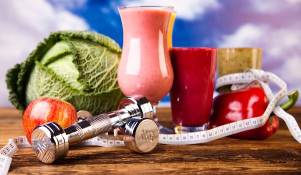 Sport diet, healthy and fresh