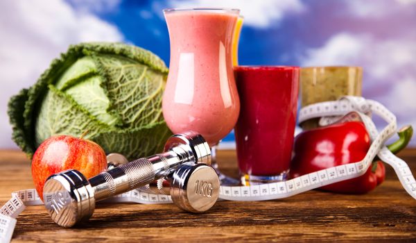 Sport diet, healthy and fresh