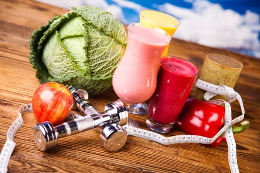 Sport diet, healthy and fresh