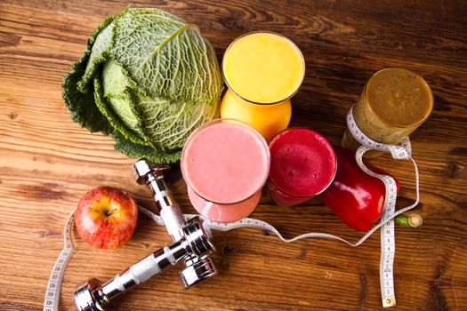 Sport diet, healthy and fresh