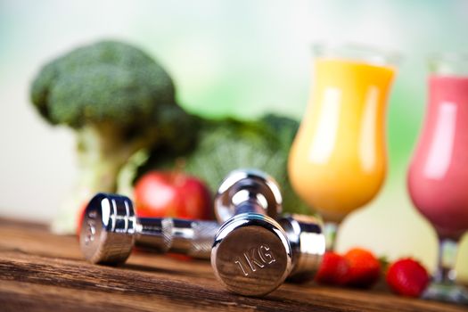 Smoothie diet, healthy and fresh