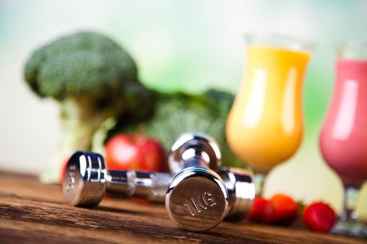 Smoothie diet, healthy and fresh