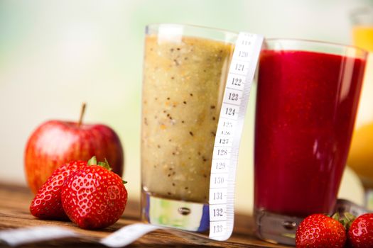 Healthy diet, protein shakes, sport and fitness