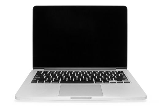 computer Laptop isolated on white background