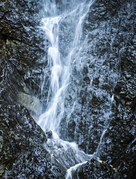 background or texture fall small waterfall