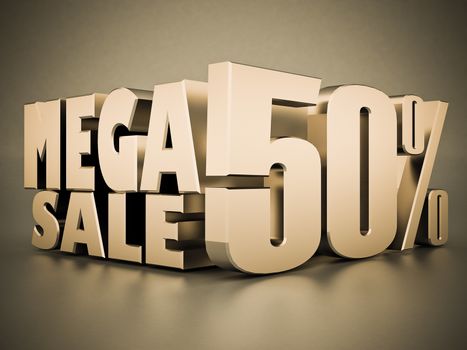 beautiful 3d text MEGA SALE