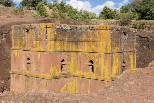 Monolithic church Saint George, Lalibela, Ethiopia, Africa
