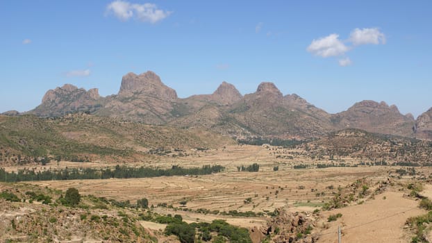 Landscape in Tigray province, Ethiopia, Africa