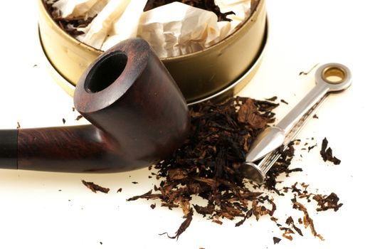 pipe with tobacco