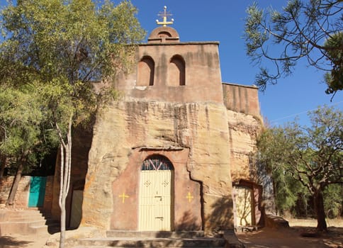 Monolithic church Wukro Cherkos, Tigray, Ethiopia, Africa