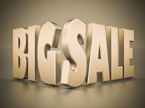 beautiful 3d text BIG SALE