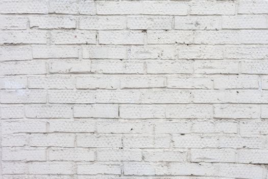 Grunge white background brick old texture wall