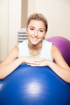 Woman making yoga