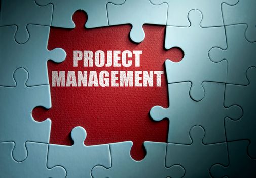 Missing pieces from a jigsaw puzzle revealing time management