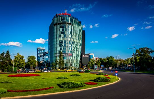 Vodafone headquarters, Charles de Gaulle Square, Bucharest, Romania