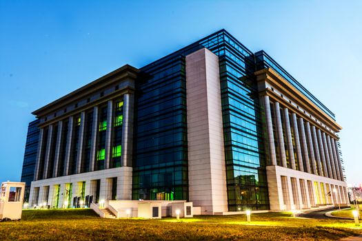 Romanian National Library in Bucharest.